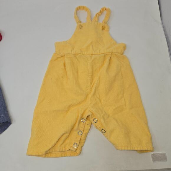 Vintage 9-12 Month Romper Lot of 4 Toddle Time Tiny Tots Bandana Red Yellow Blue - Picture 8 of 16